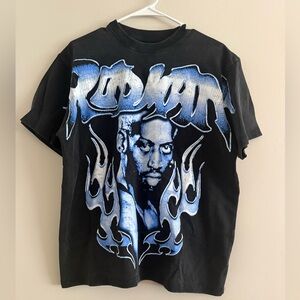 Pac Sun Dennis Rodman Black Graphic T-Shirt-Men’s Small